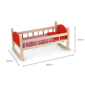 Wooden Doll Cradle